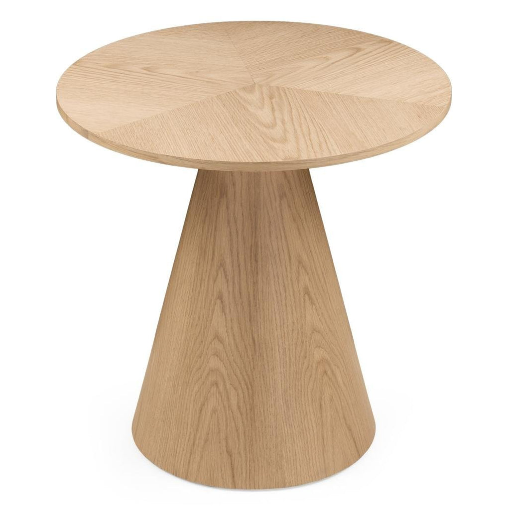 Tavolino d'appoggio rotondo Orb 60 cm rovere naturale - NN-ORB-FUR-SIDTAB-OAK-178