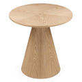 Tavolino d'appoggio rotondo Orb 60 cm rovere naturale - NN-ORB-FUR-SIDTAB-OAK-178