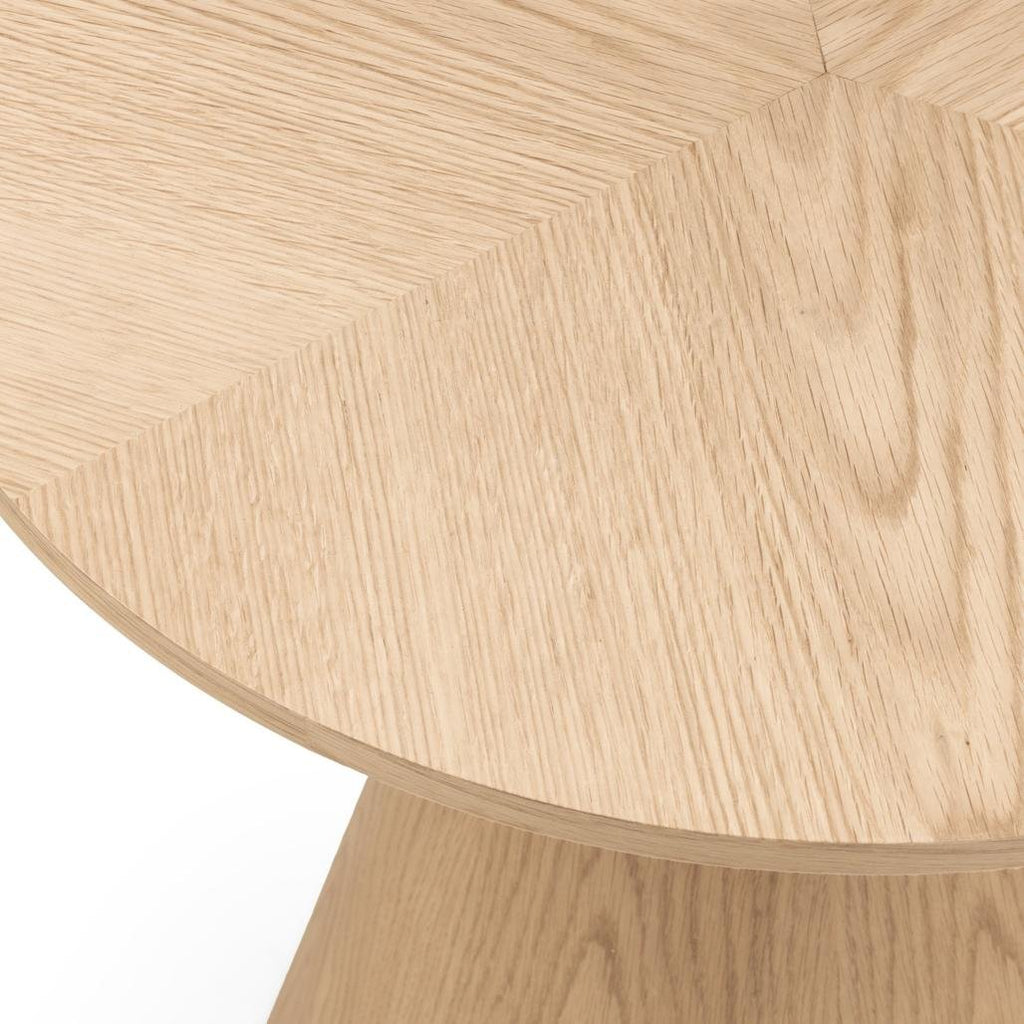 Tavolino d'appoggio rotondo Orb 60 cm rovere naturale - NN-ORB-FUR-SIDTAB-OAK-178 - foto 3
