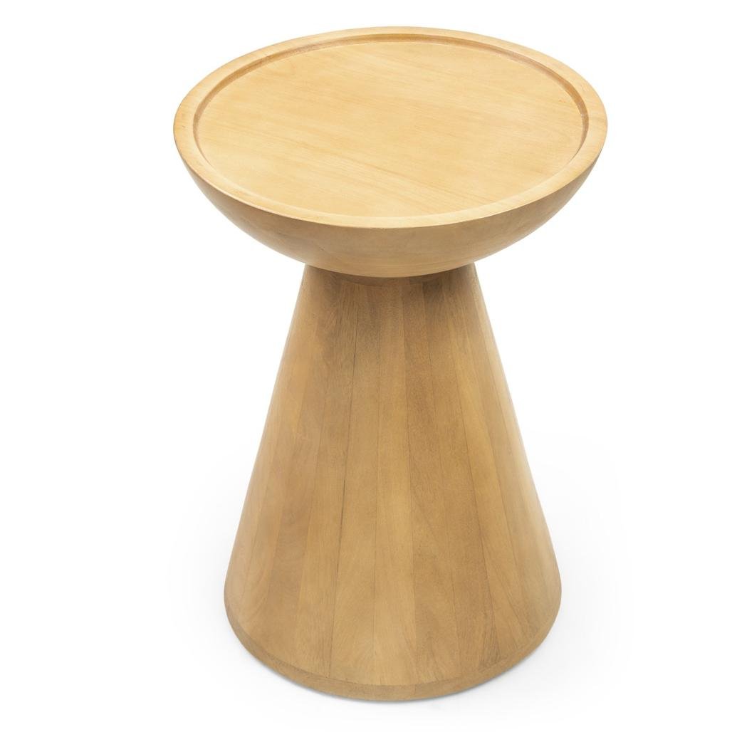 Tavolino d'appoggio Turi 40 cm in legno di mango - NN-TUR-FUR-SIDTAB-NATWOO-249 - foto 4