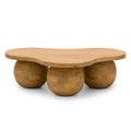 Tavolino Obig in legno di mango naturale dalla forma organica - NN-OBI-FUR-COFTAB-NATWOO-681