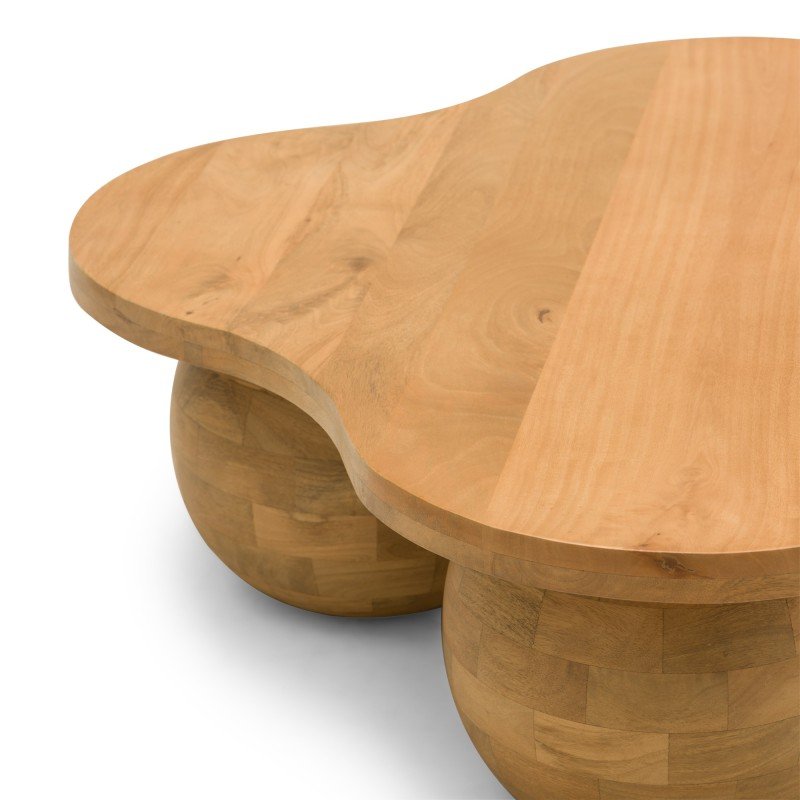 Tavolino Obig in legno di mango naturale dalla forma organica - NN-OBI-FUR-COFTAB-NATWOO-681 - foto 4