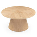Tavolino rotondo Orb 90 cm rovere naturale - NN-ORB-FUR-COFTAB-OAK-179