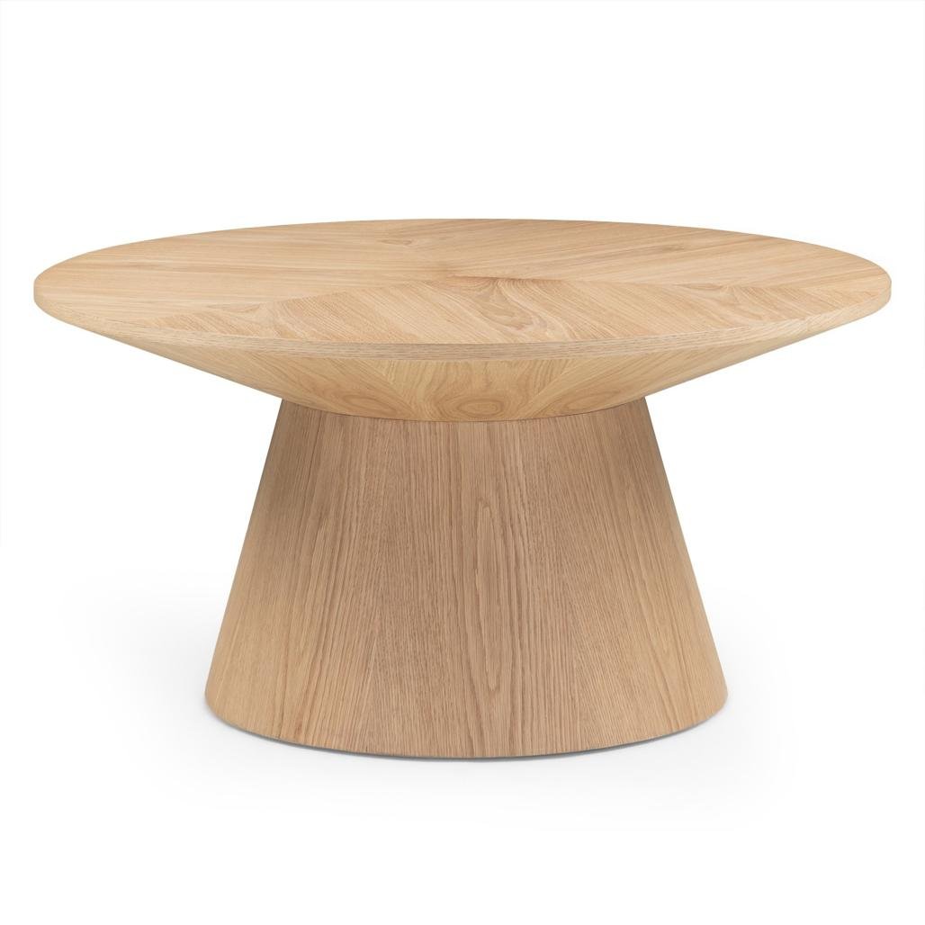 Tavolino rotondo Orb 90 cm rovere naturale - NN-ORB-FUR-COFTAB-OAK-179 - foto 3