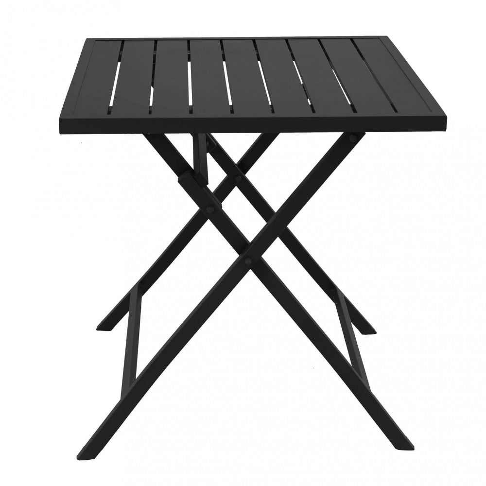 Tavolo da giardino Alabama 70x70 pieghevole color tortora | Albert Stock