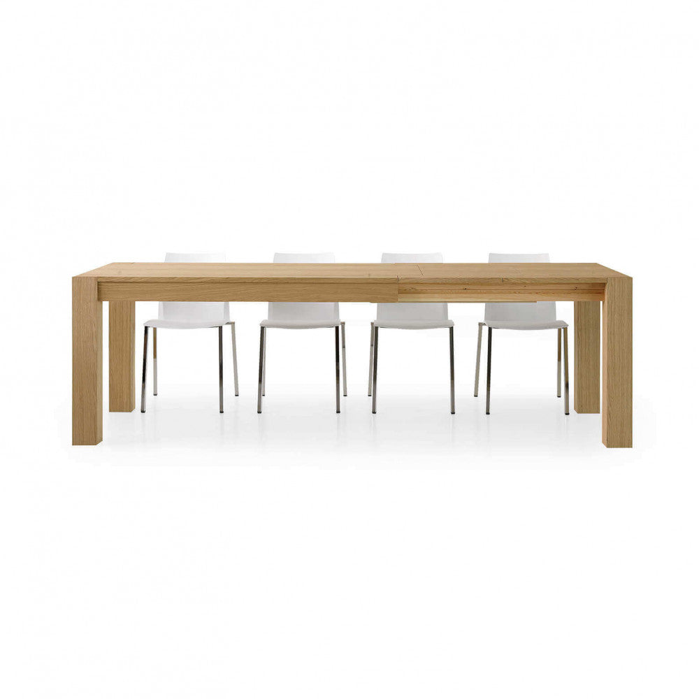 Tavolo Allungabile 90 x 140/180/220 in Rovere Naturale Spazzolato - MO805797 - foto 4
