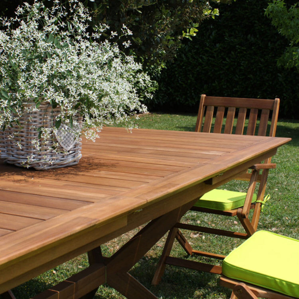 Tavolo Allungabile Bali 150/200 x 90 in Acacia - AC805303 - foto 8