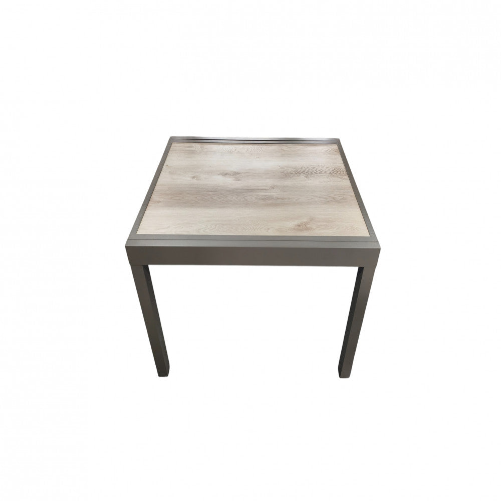 Tavolo Allungabile Cambridge 120/240 x 90 Taupe Effetto Legno - AT804375-TAUP - foto 3