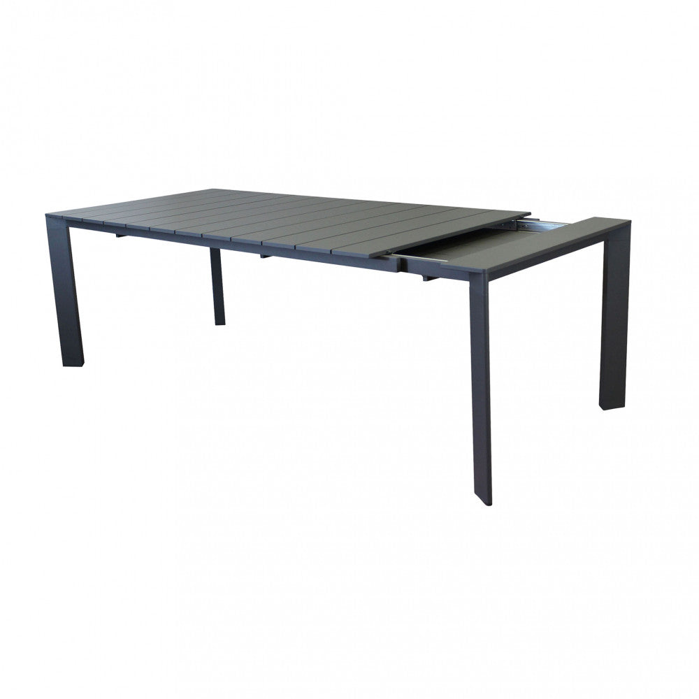 Tavolo per esterno allungabile in antracite
