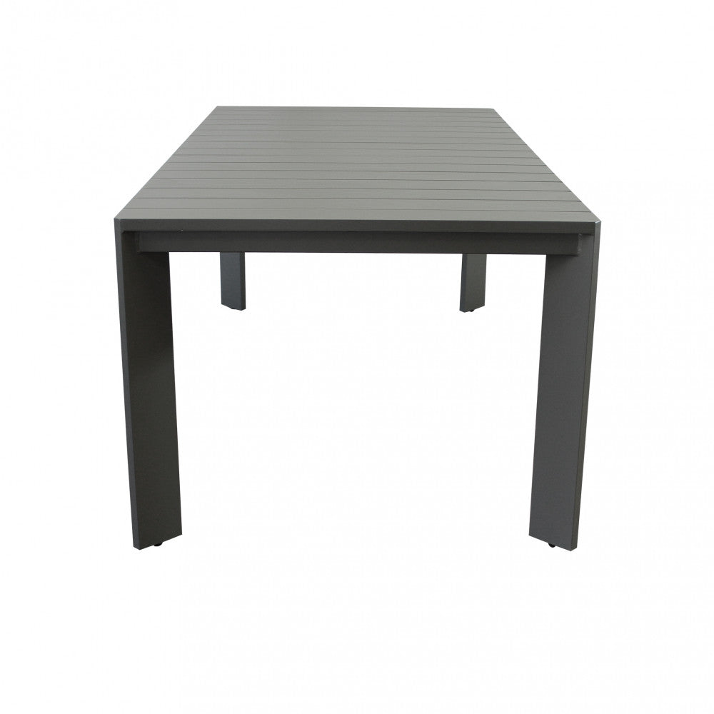 Tavolo per esterno allungabile in antracite