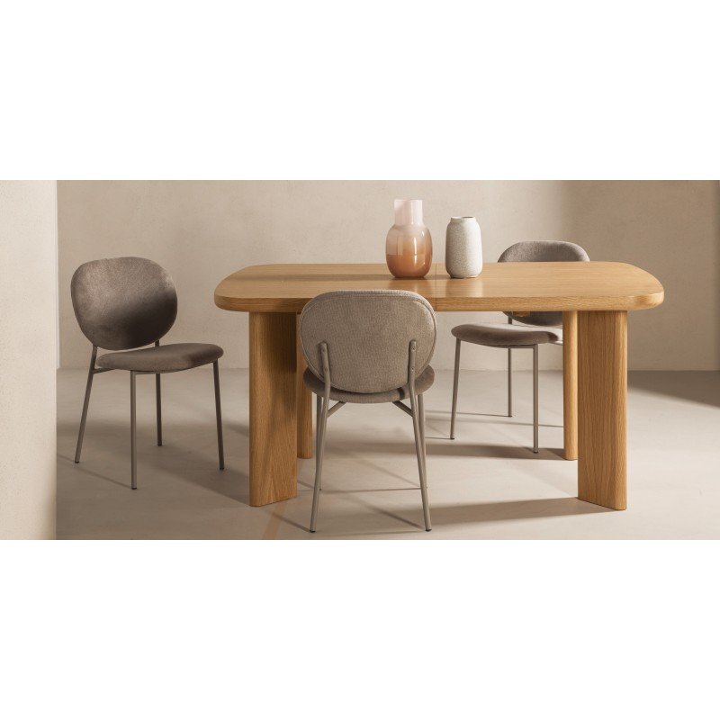 Tavolo allungabile Estrella 160-200 cm rovere naturale - NN-EST-FUR-DINTAB-NATWOO-389 - foto 2