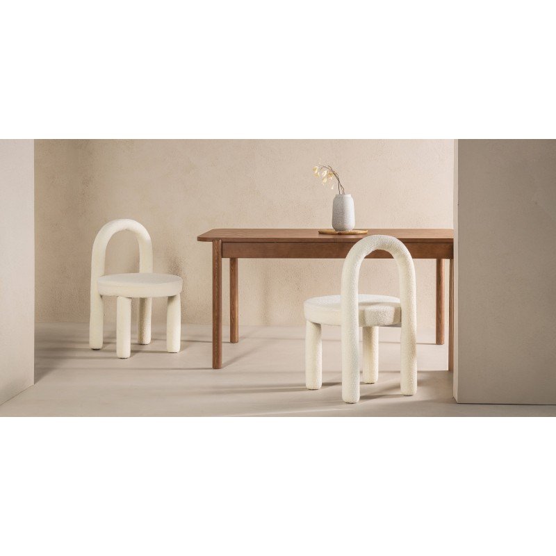 Tavolo allungabile Moreno 160-200 cm frassino marrone - NN-MOR-FUR-DINTAB-NATWOO-376 - foto 2