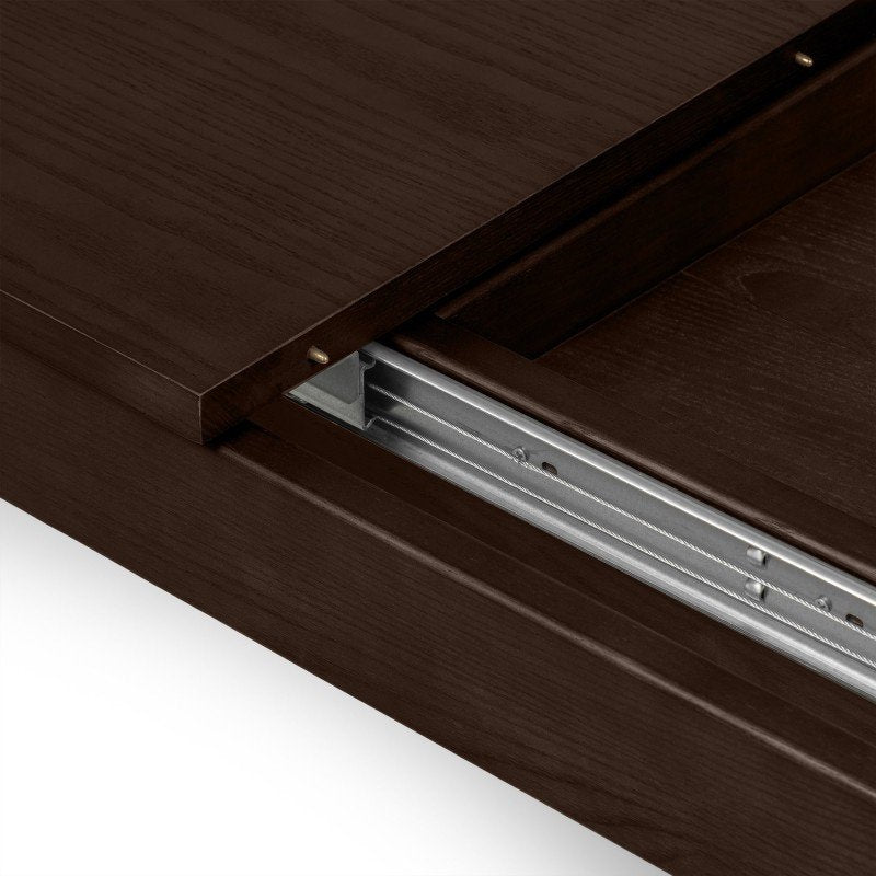 Tavolo allungabile Moreno 160-200 cm noce scuro - NN-MOR-FUR-DINTAB-WAL-377 - foto 3