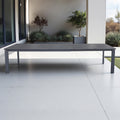 Tavolo Allungabile Nassau 200/260/320 x 90 Antracite Effetto Marmo - AT804367-ANTR