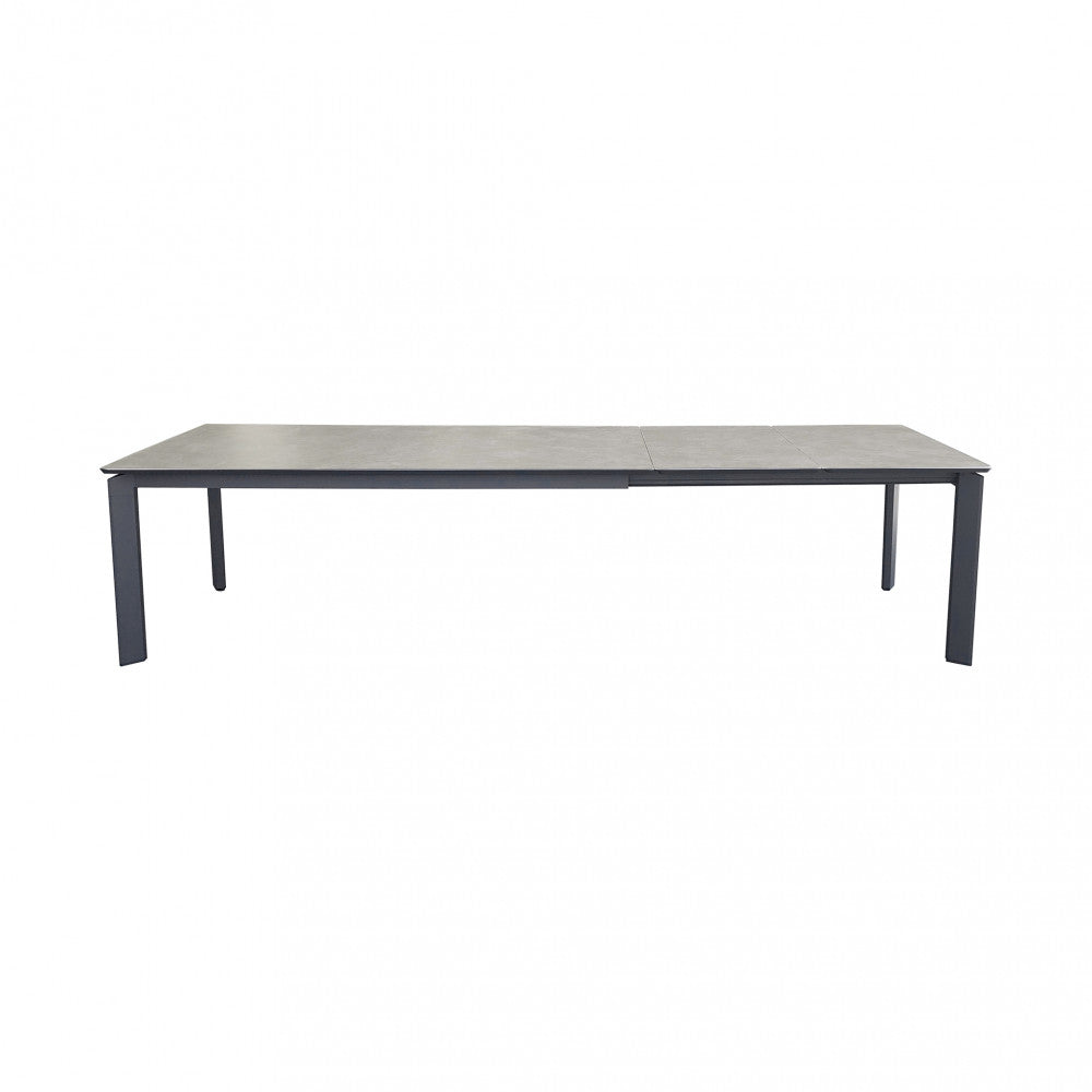 Tavolo Allungabile Nassau 200/260/320 x 90 Antracite Effetto Marmo - AT804367-ANTR - foto 4