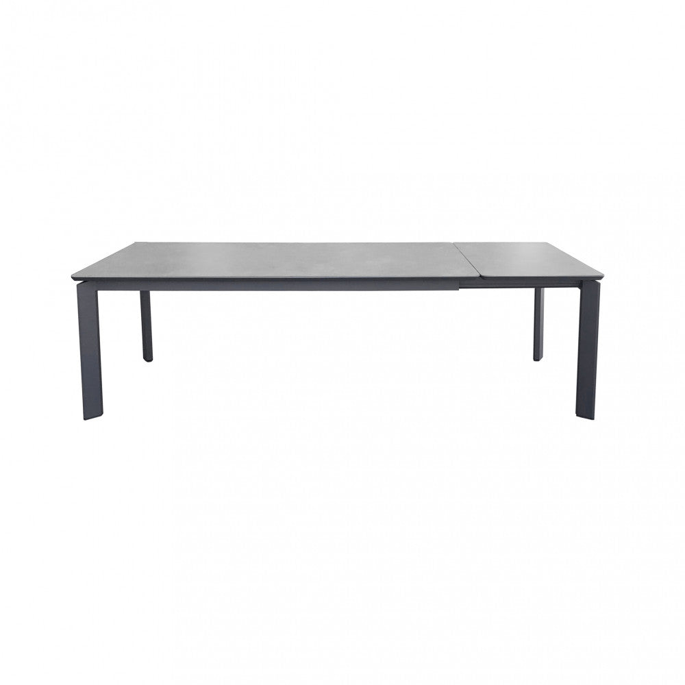 Tavolo Allungabile Nassau 200/260/320 x 90 Antracite Effetto Marmo - AT804367-ANTR - foto 5