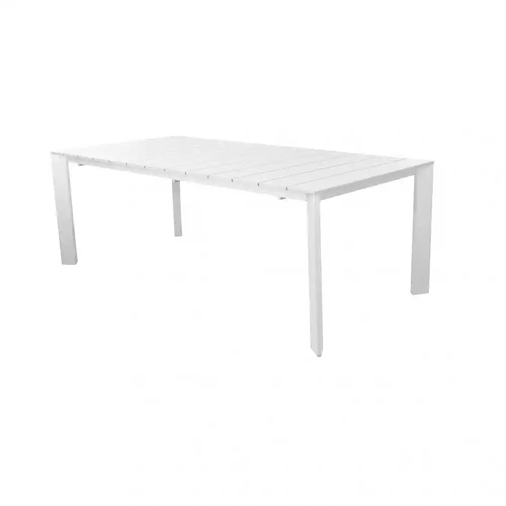 Tavolo in alluminio bianco allungabile modello sacramento By Albert Stock