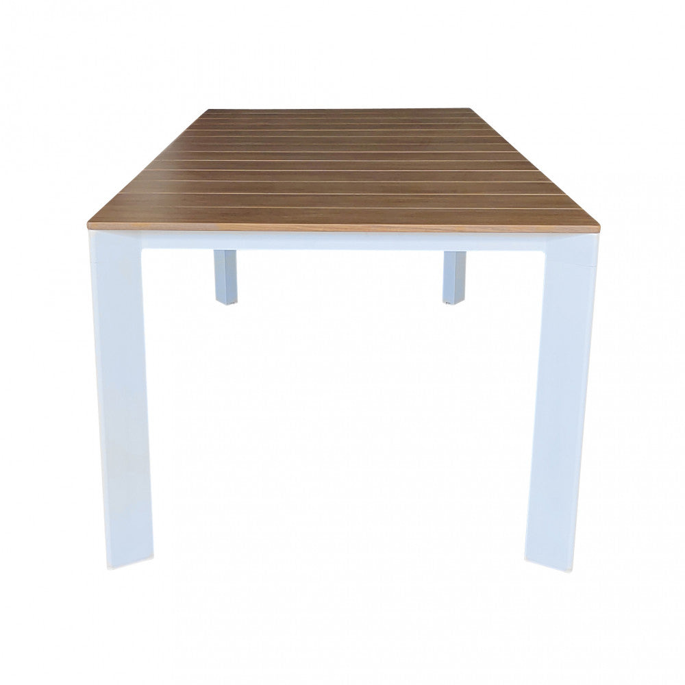 Tavolo allungabile Sacramento con effetto legno Bicolore