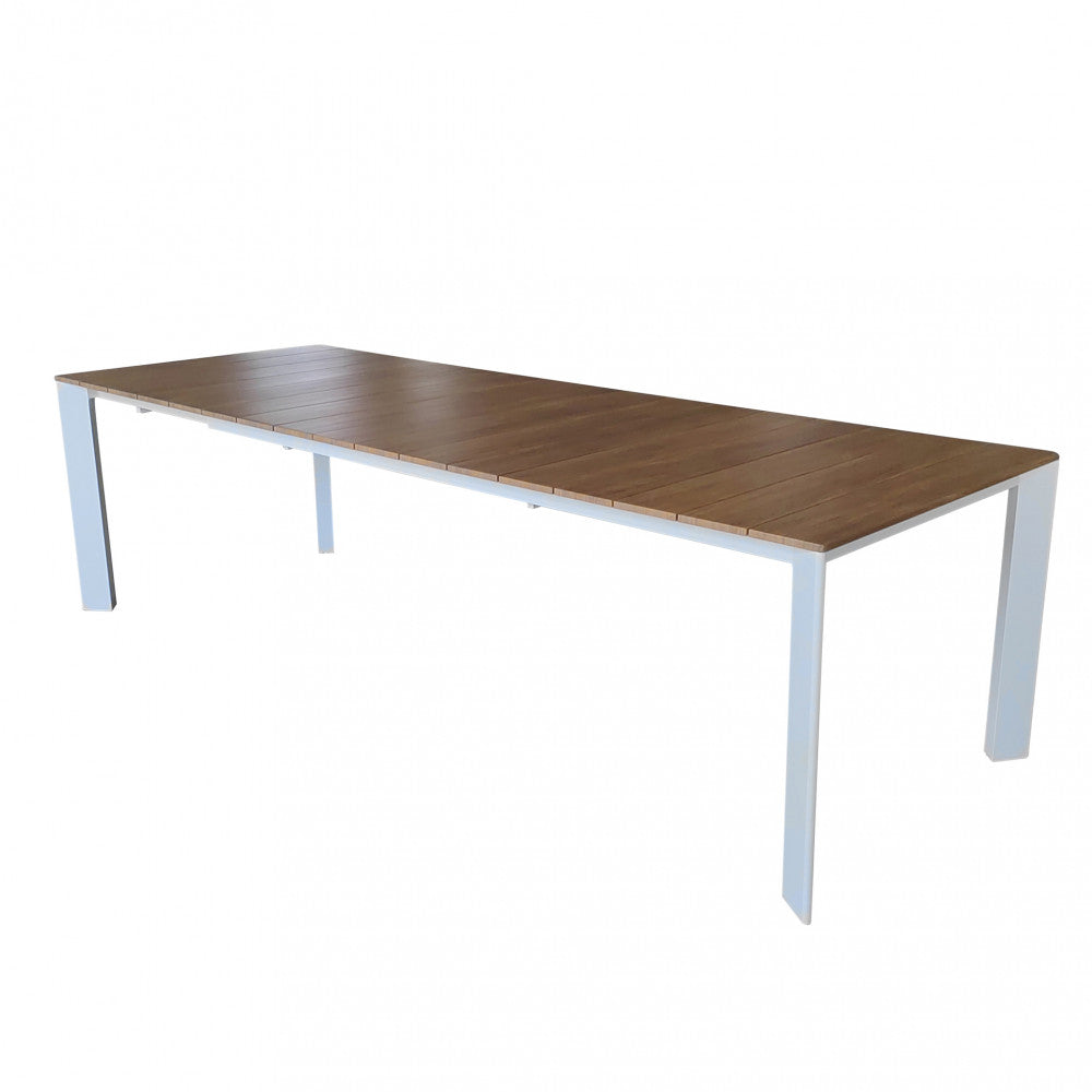 Tavolo allungabile Sacramento con effetto legno Bicolore