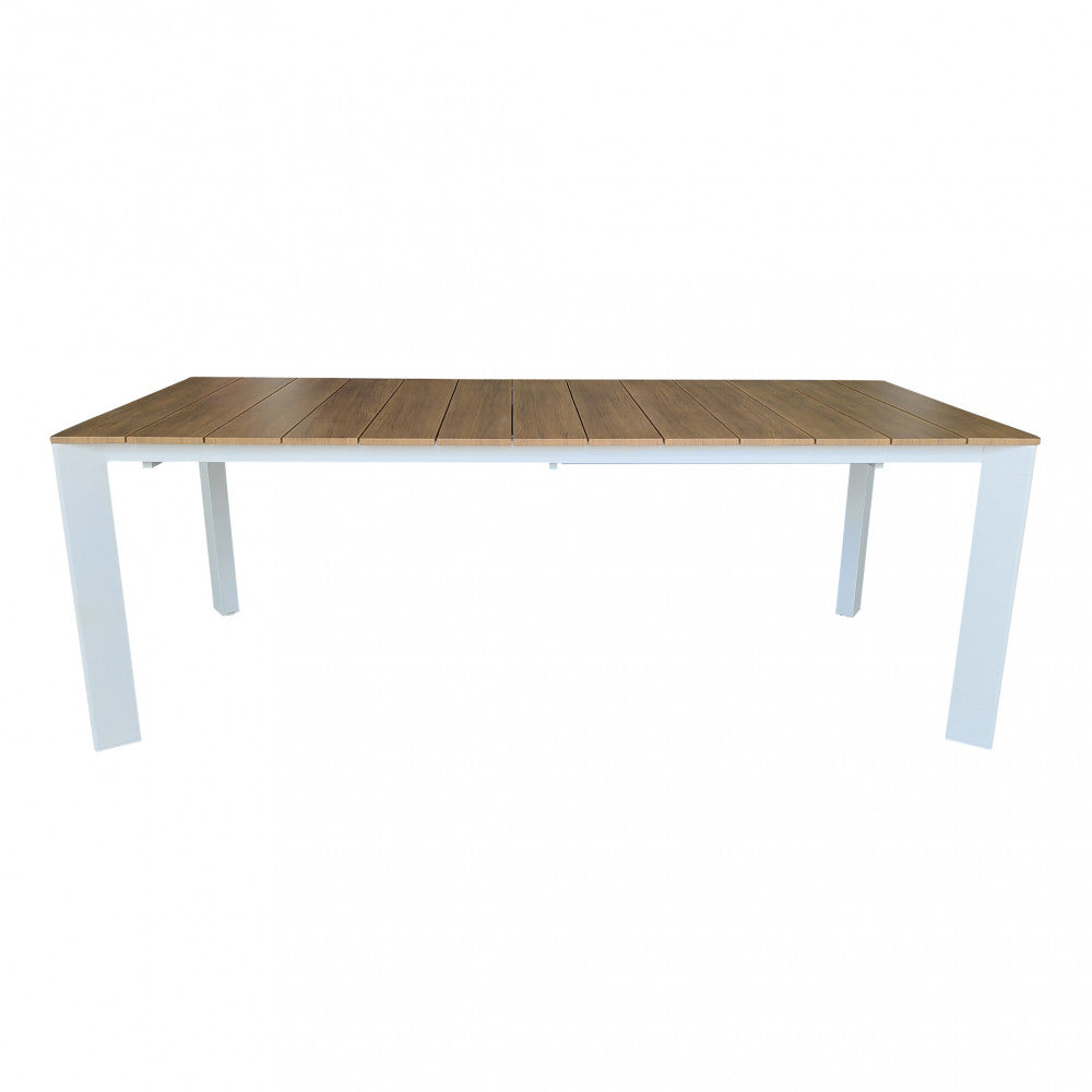 Tavolo allungabile Sacramento con effetto legno Bicolore