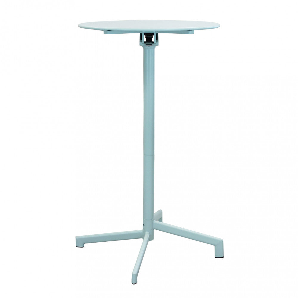 Tavolo alto Vega Ø 60 cm verde per giardino o terrazza | Albert Stock