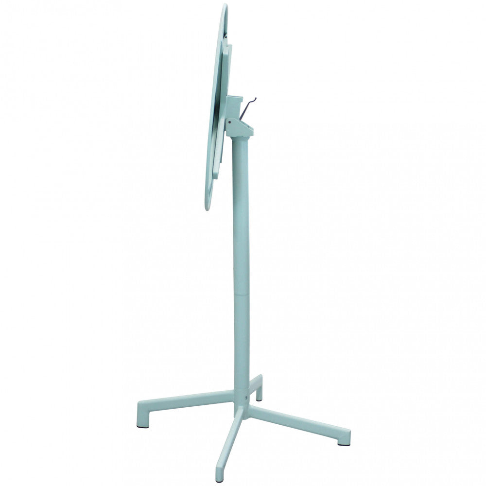 Tavolo alto tondo Vega verde ideale per bar esterni e aperitivi | Albert Stock