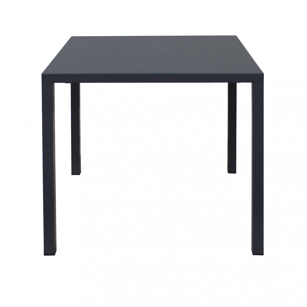 Tavolo autolivellante 80x80 cm antracite in acciaio verniciato a polvere.