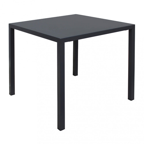 Tavolo autolivellante 80x80 cm antracite in acciaio verniciato a polvere