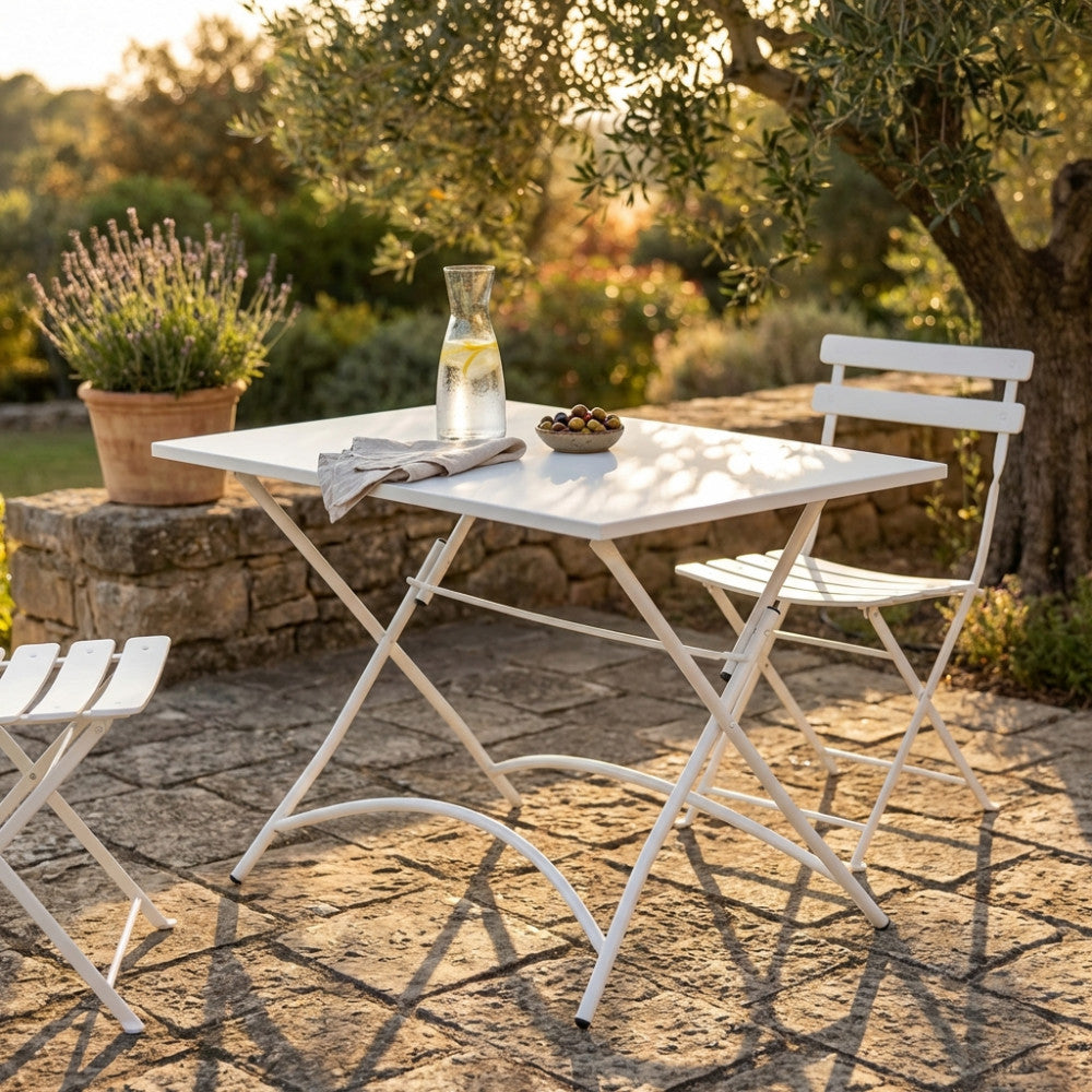 Tavolo da giardino Cosma Bristol bianco