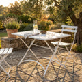 Tavolo da giardino Cosma Bristol bianco