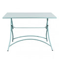 Tavolo da giardino Bristol 110x70 pieghevole verde, design moderno | Albert Stock