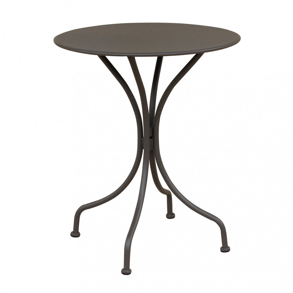 Tavolo da giardino Bristol tondo Ø 60 cm color taupe | Albert Stock