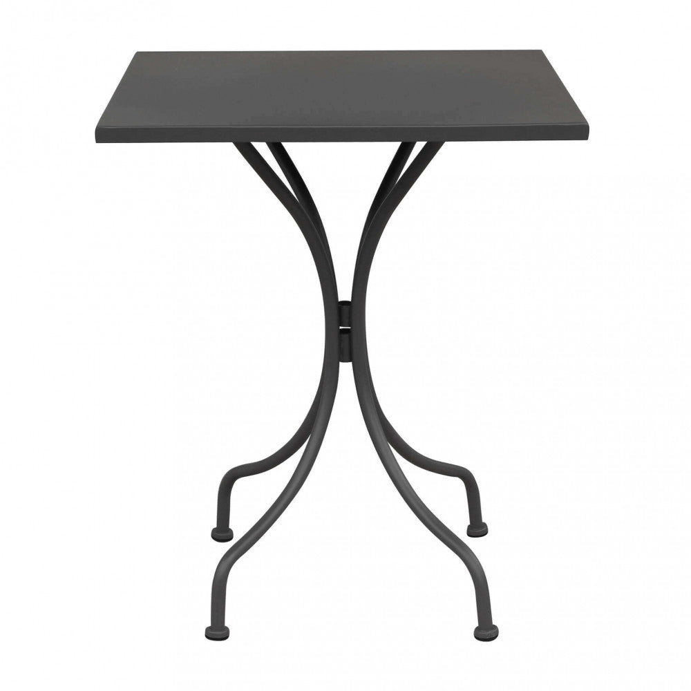 Tavolo Bristol 60 x 60 in Metallo Grigio Scuro - FE802581-GREY - foto 3