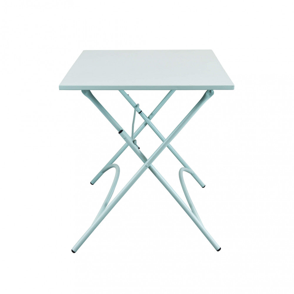 Tavolo pieghevole Bristol verde chiuso, ideale per balconi panoramica | Albert Stock