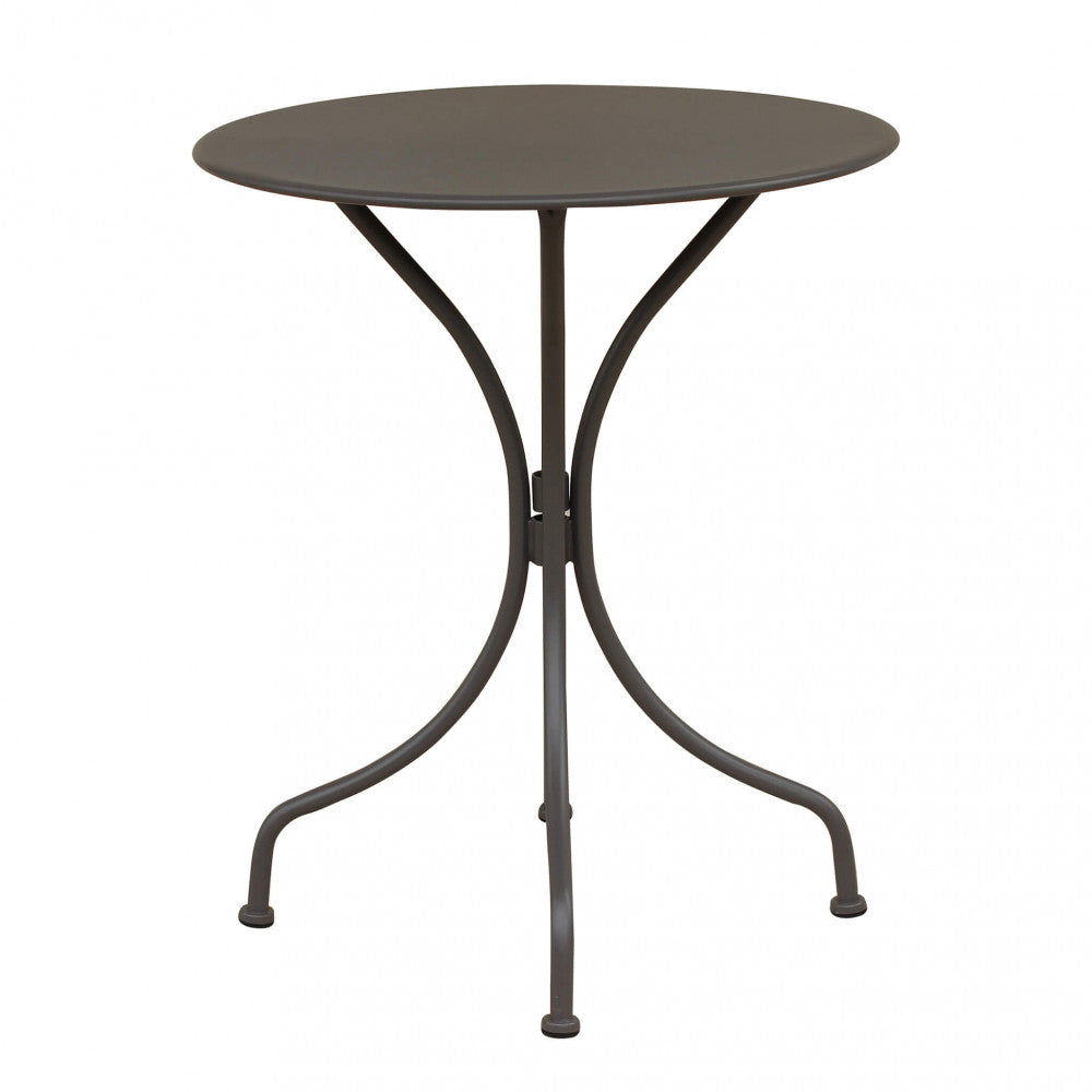 Tavolo fisso Bristol taupe ideale per balconi e piccoli spazi esterni | Albert Stock