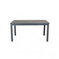 Tavolo da giardino Cuba allungabile 150/210x90 cm in alluminio verniciato color taupe, ideale per aree pranzo esterne e per ambienti moderni | Albert Stock