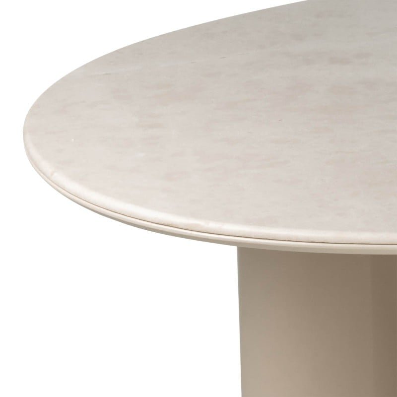 Tavolo da pranzo Riona 160 cm con piano in marmo e base beige - NN-RIO-FUR-DINTAB-LIGBEI-440 - foto 2