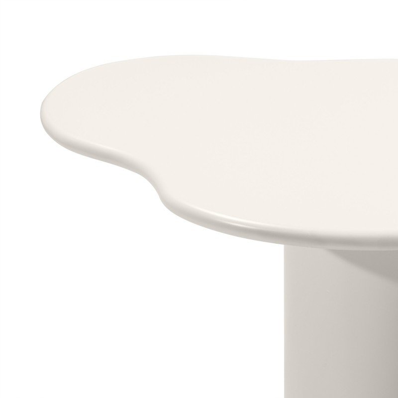 Tavolo da pranzo Vivre 180 cm grigio beige dalle forme tonde - NN-VIV-FUR-DINTAB-BEI-369 - foto 4