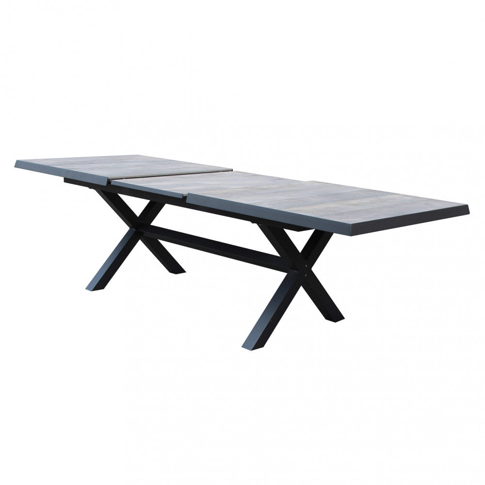 Tavolo Djerba 200/260x100 completamente esteso, ideale per grandi spazi | Albert Stock