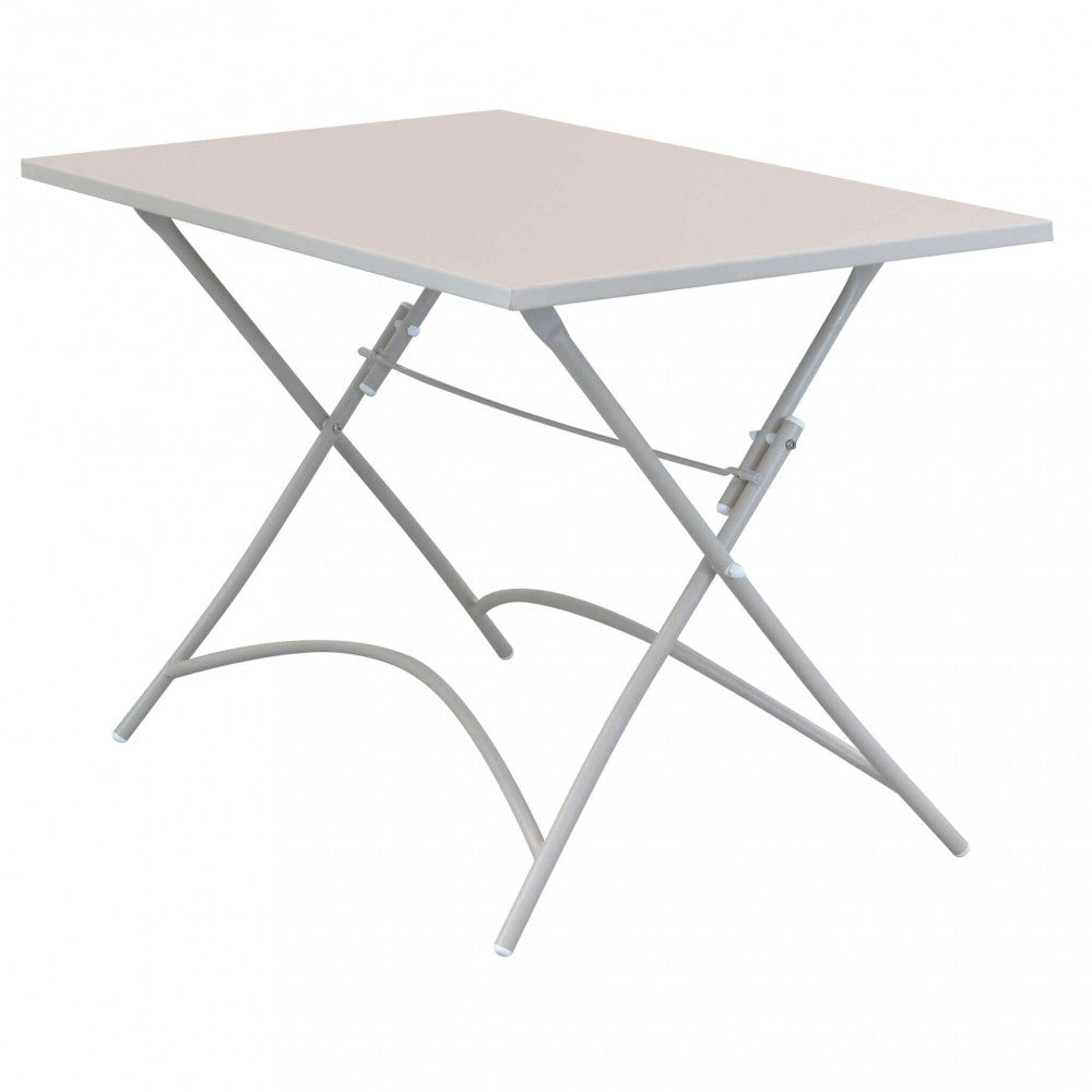 Tavolo pieghevole per esterni Bristol, elegante e funzionale, perfetto per pranzi e cene su terrazze e balconi | Albert Stock