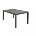 Tavolo da giardino Formentera allungabile in alluminio color taupe, ideale per grandi riunioni all'aperto | Albert Stock