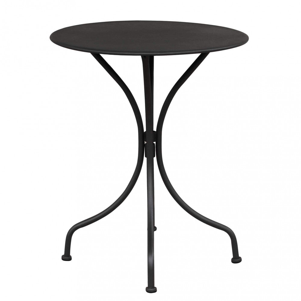 Dettaglio del Tavolo Bristol, che mostra la sua struttura robusta e il trattamento antiruggine, ideale per l'uso esterno | Albert Stock