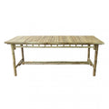 Tavolo da giardino Cuba Libre 200x80 cm in legno di bamboo.