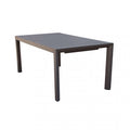 Tavolo da giardino Houston allungabile in alluminio color taupe, ideale per grandi riunioni all'aperto | Albert Stock