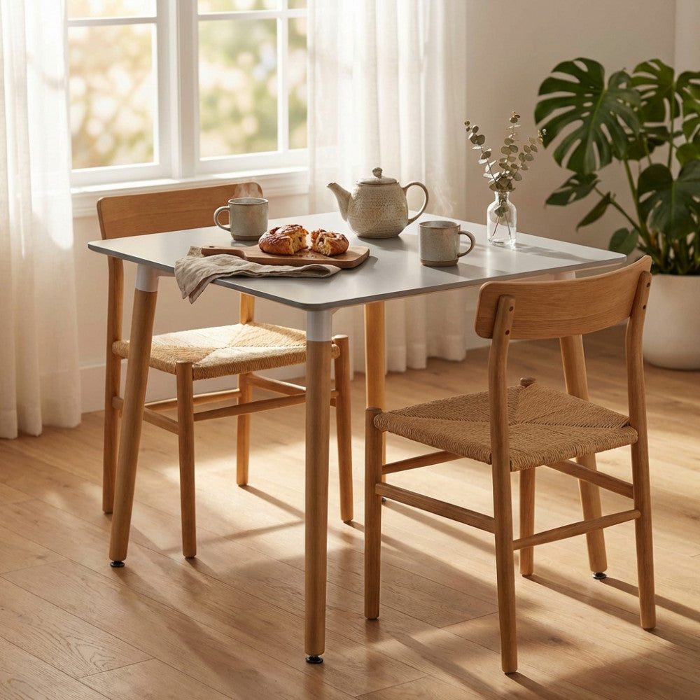 Tavolo quadrato 80x80 Cosma ambientato