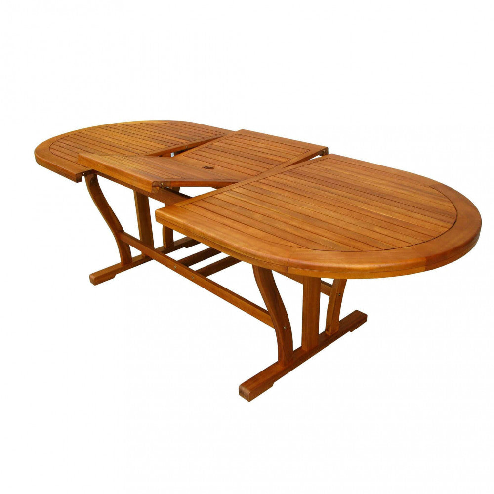 Cosma Tavolo Ovale con Top a Doghe
