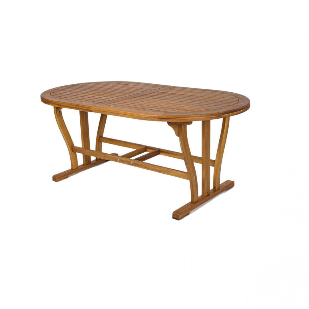 Cosma Tavolo Ovale con Top a Doghe