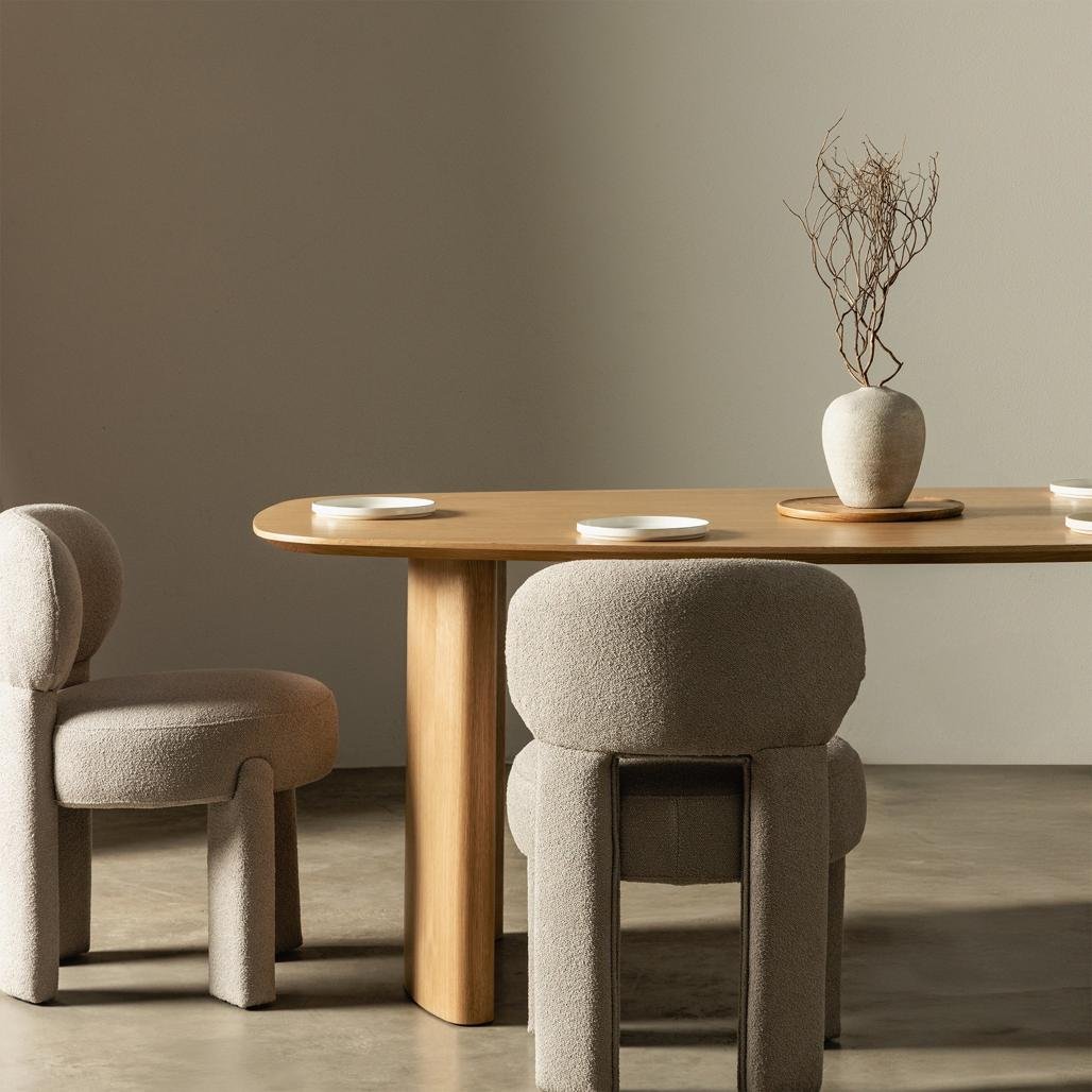 Tavolo ovale Maris 200 cm rovere naturale - NN-MAR-FUR-DINTAB-OAK-297 - foto 2
