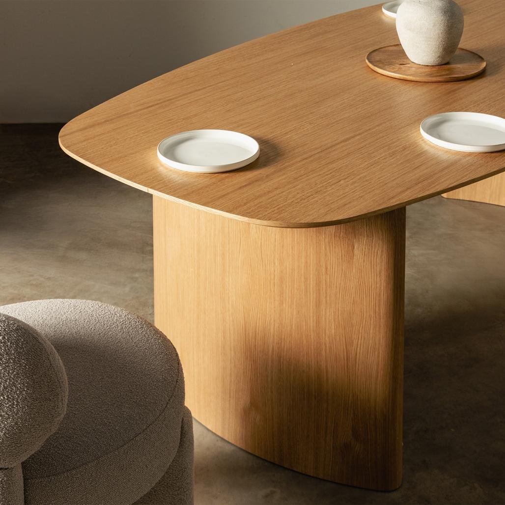 Tavolo ovale Maris 200 cm rovere naturale - NN-MAR-FUR-DINTAB-OAK-297 - foto 4