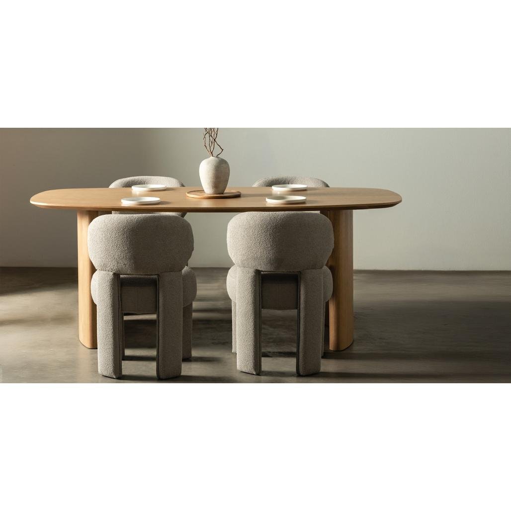 Tavolo ovale Maris 200 cm rovere naturale - NN-MAR-FUR-DINTAB-OAK-297 - foto 5